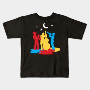 Jazz Band Modern Style Kids T-Shirt